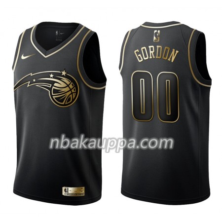 Orlando Magic Aaron Gordon 00 Nike Musta Golden Edition Pelipaidat Swingman - Miesten